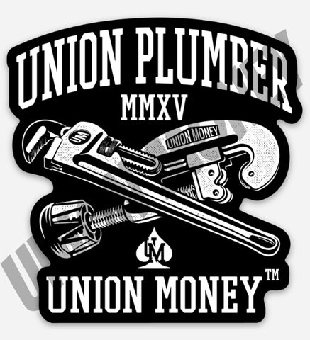 Union Plumber Sticker