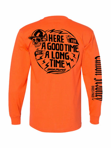 Here For a Good Time Long-Sleeve