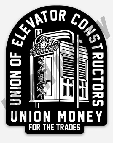 Elevator Constructors Sticker