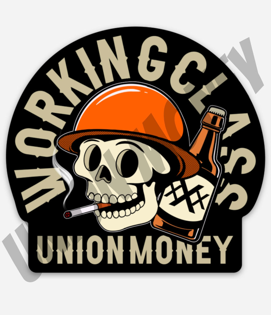 Working Man Sticker Working Class Sticker – UNION MONEY CO