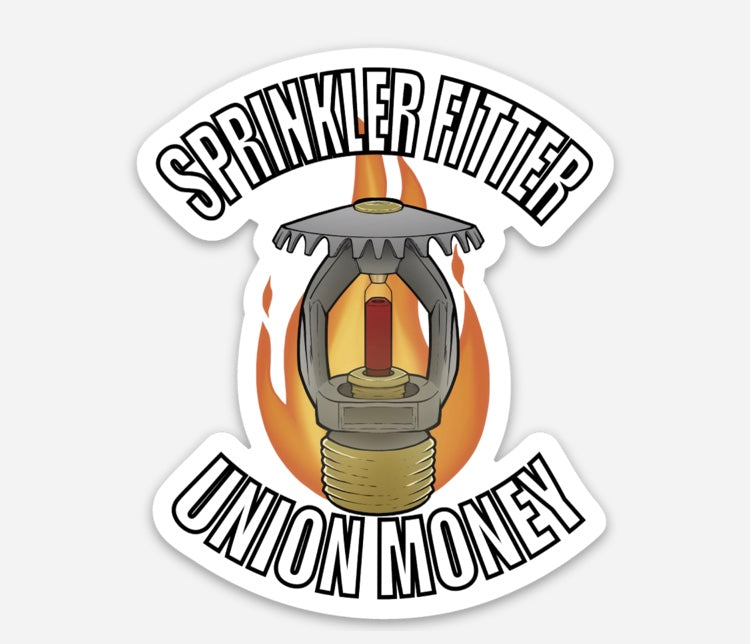 Sprinkler fitter sticker – UNION MONEY CO