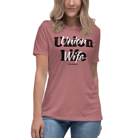 Union Wife overlay Women's Relaxed T-Shirt